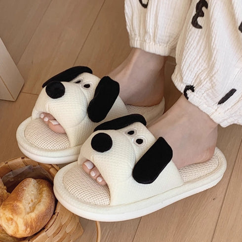 Puppy Face Mesh Comfort Slides