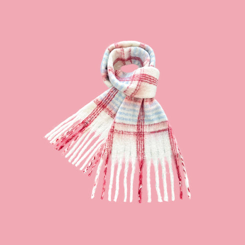 Rainbow Mohair Scarf