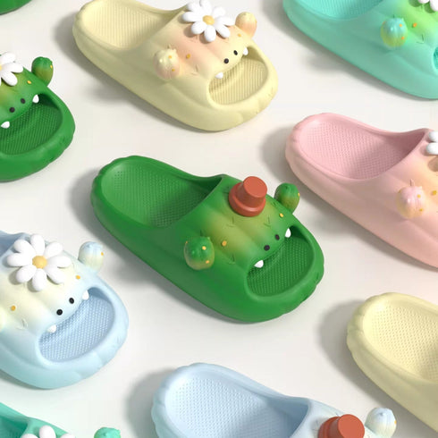 3D Cactus Monster Chunky Slides