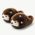 Whimsical Hedgehog Plush House Slippers