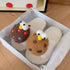 Googly Cookie Puff Slippers