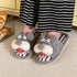 Whimsical Schnauzer Plush House Slides