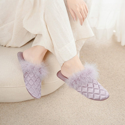 Quilted Puff Lounge Slippers