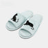 Wild Panther Embroidered Jacquard Slides