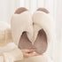 Crisscross Plush Lounge Slippers