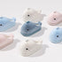 Whimsical Whale Plush Home Slippers