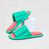 Watermelon Slice Fuzzy Open Toe Slippers