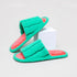 Watermelon Slice Fuzzy Open Toe Slippers