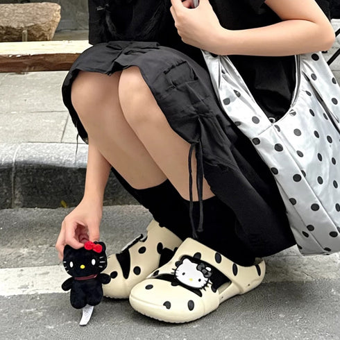 Hello Kitty Polka Dot Clogs