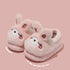 Fuzzy Cartoon Animal Plush Slippers