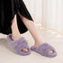 Twist Plush Cross-Band Slippers