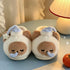 Sleeping Cat Nightcap Plush Slippers