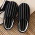 Pinstripe Slip-On Home Slippers