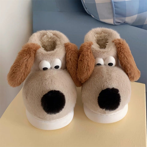 Puppy Face Plush Boots