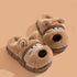 Fuzzy 3D Puppy Winter Slippers