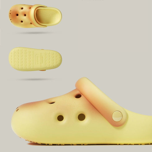 Toasted Potato Face Platform Clogs