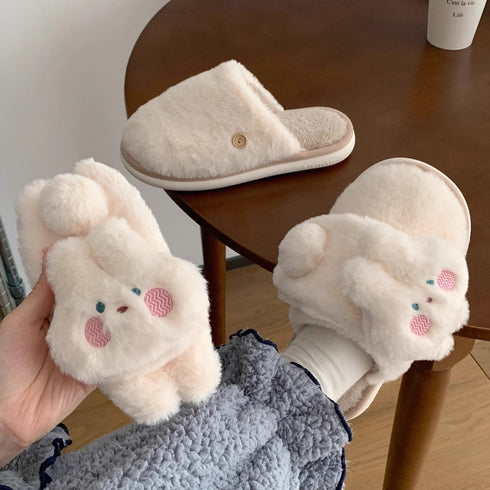 3D Plush Critter House Slippers