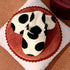 Retro Polka Dot Plush Slippers