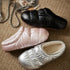 Puffy Quilted Thermal Fleece Slippers