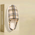 Retro Plaid Chunky Platform Slippers