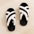 Fuzzy Crisscross Band Warm Slippers