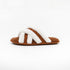 Fuzzy Crisscross Band Warm Slippers