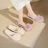 Pompom Plush Ballet Slippers