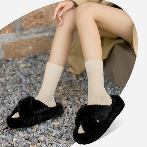 Cloudy Cross Slippers