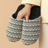 Zigzag Knit Indoor Slippers