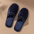 Sleek Piped Closed-Toe Slippers
