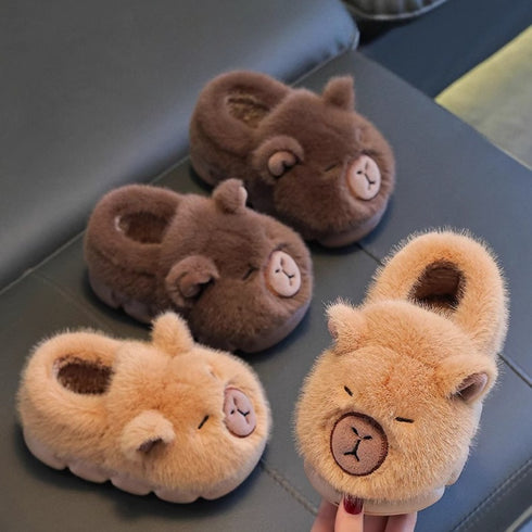 Squinty Capybara Slippers