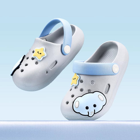 Fun Animal Charm Toddler Clogs