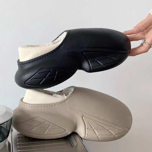 Puffy Shell Fleece-Lined Clogs