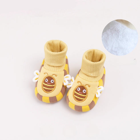 Playful Zebra Knit Infant Boots