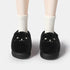 Whimsical Feline Face Plush Slippers