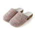 Bouclé Tweed Plush-Lined Slippers