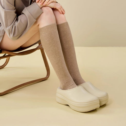 Splash Proof Fuzzy Chunky Clogs