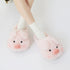 Fuzzy Pig Snout Indoor Slippers