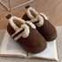 Snug Wrap-Band Fleece Slippers
