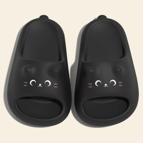 Whiskers Cat Face Chunky Slides