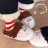 Quirky Mop Hair Doodle Slippers