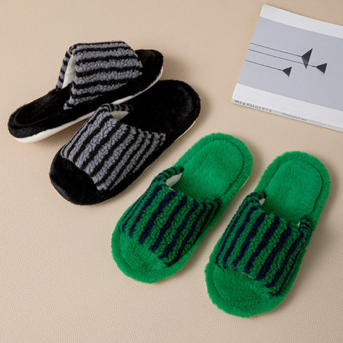 Stripe Clash Slippers