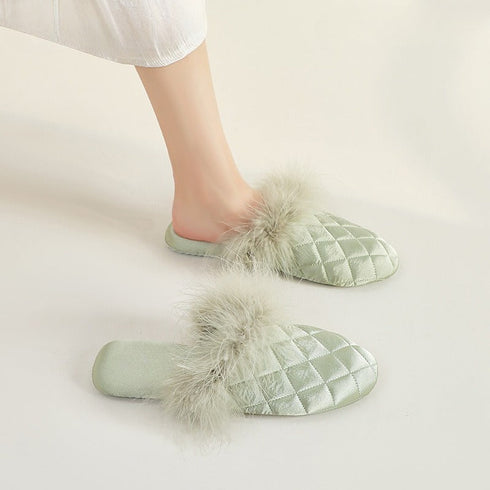 Quilted Puff Lounge Slippers