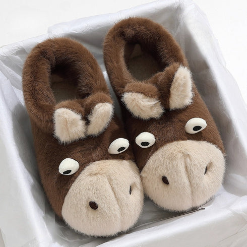 Perky-Eared Donkey Slippers