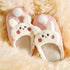 Quilted Cartoon Animal Pompom Slippers