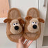 Doggo Face Fuzzy Home Slippers