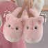Whimsical Kitty Faux Fur Slippers