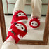 Fruit Kitty Plush House Slippers