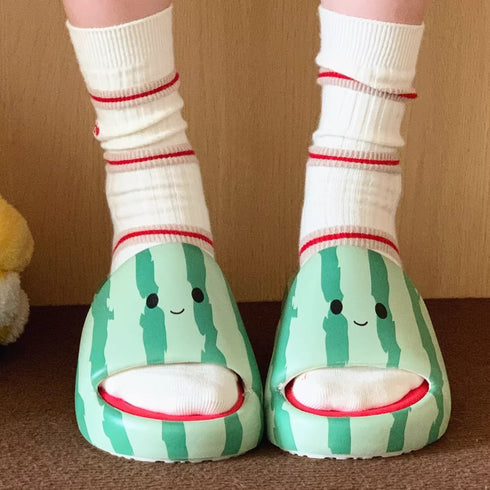 Smiley Watermelon Fruit Platform Slides