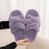 Twist Plush Cross-Band Slippers